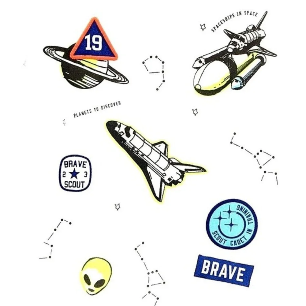 Carters ‎ Space Patch Jersey Tee Shirt 2T